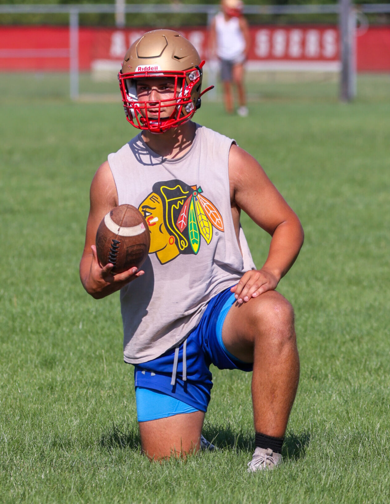 Andrean football practice